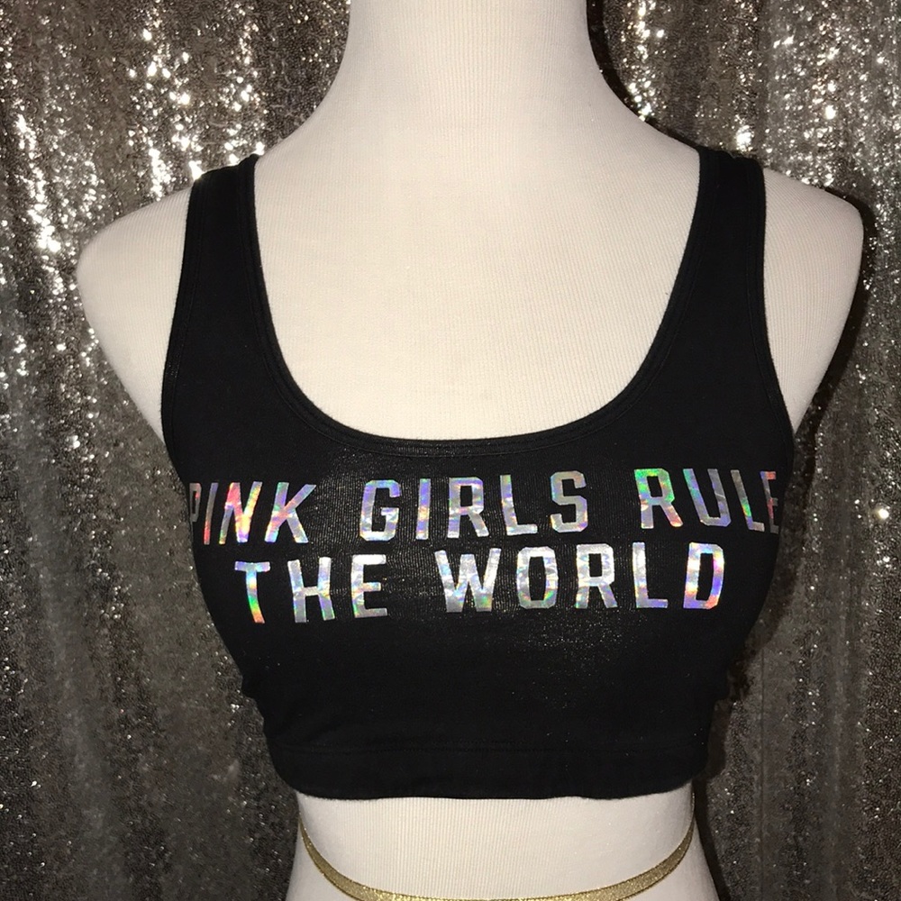 Pink Nation Scoop Neck Bralette